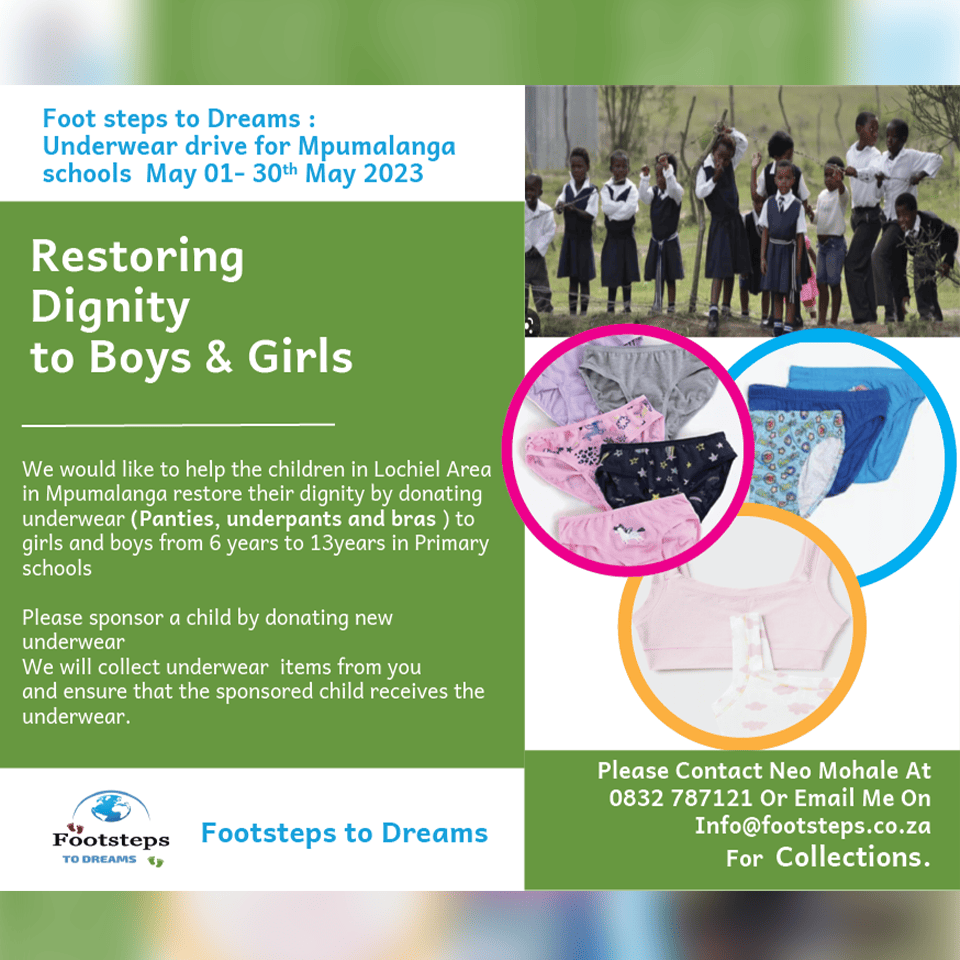 our drive and event poster