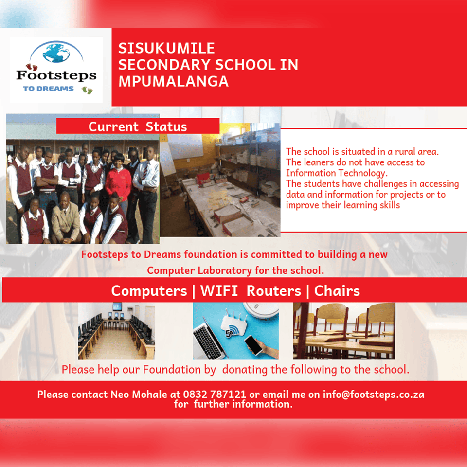 our drive and event poster